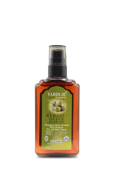 Yardlie Professional Keratin Olive Hair Oil 120ml.