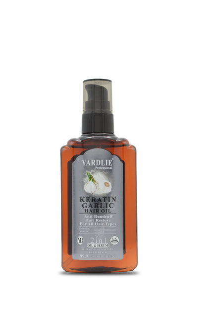 Yardlie Professional Keratin Garlic Hair Oil 120ml.