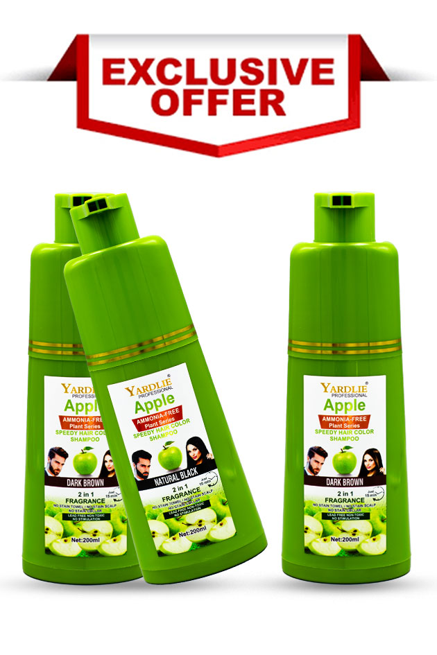 Limited-Time Deal – Buy 3 Apple Hair Color Shampoos & Save Big!
