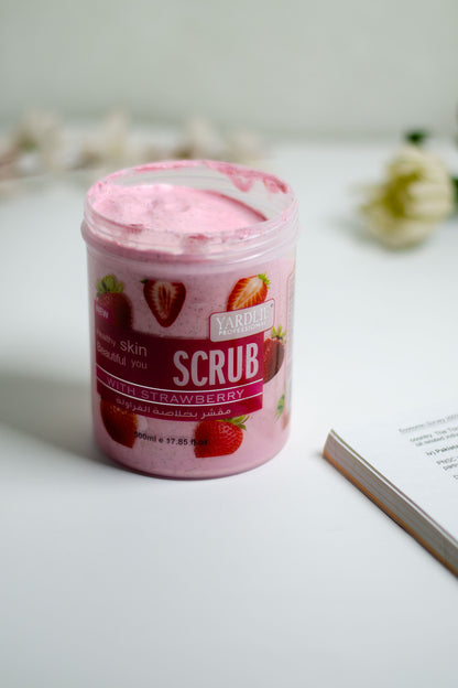 Strawberry Body Scrub | Yardlie | 500ml |