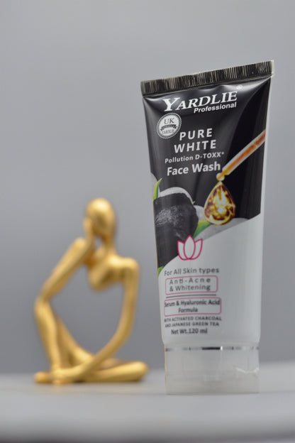 Yardlie Professional Pure White D-Toxx Face Wash 120ml.