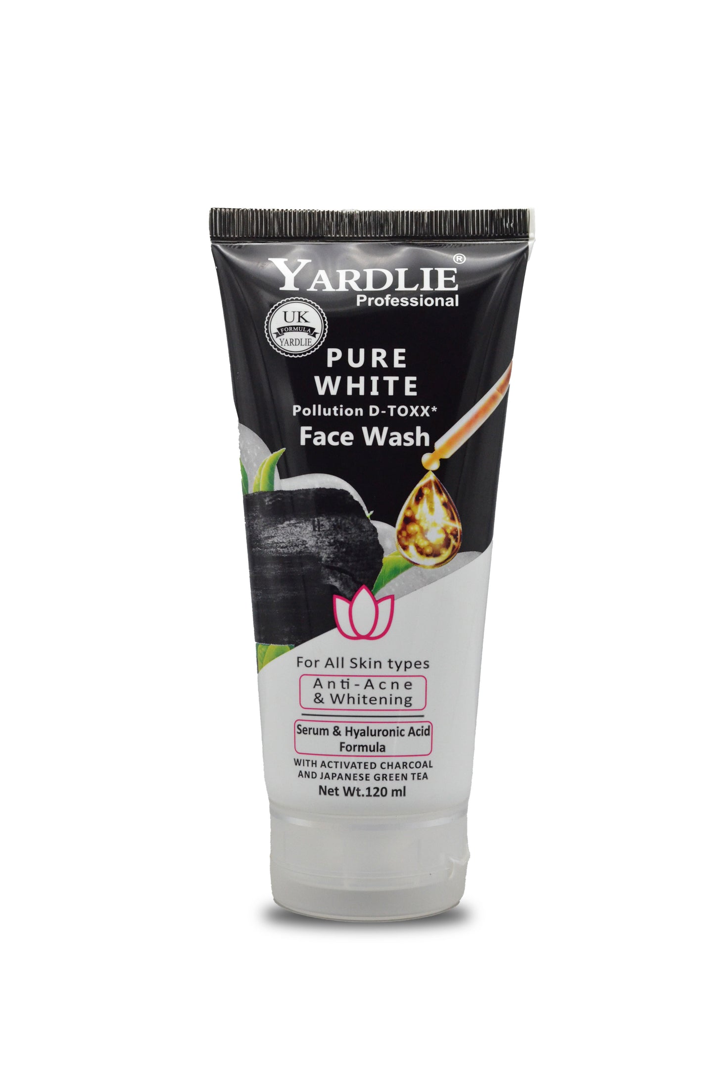 Yardlie Professional Pure White D-Toxx Face Wash 120ml.