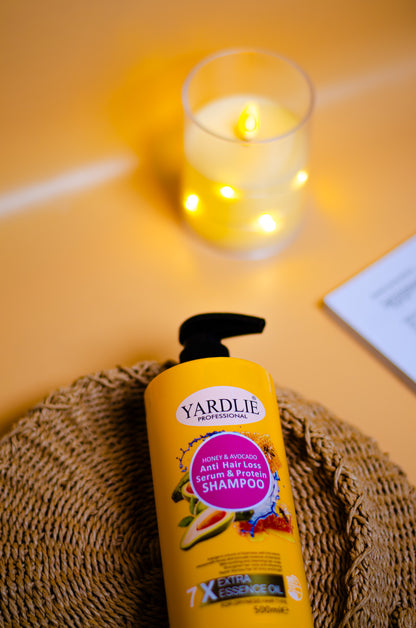 Honey & Avocado | Shampoo | Keratin | Biotin | Yardlie | 500ml
