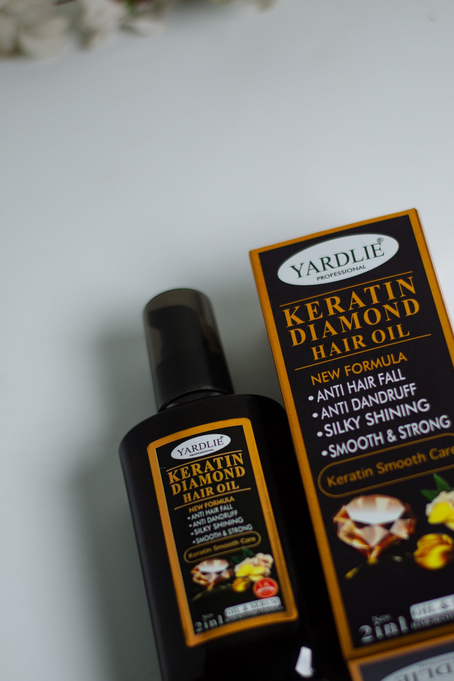 Yardlie Professional Keratin Diamond Hair Oil 120ml.