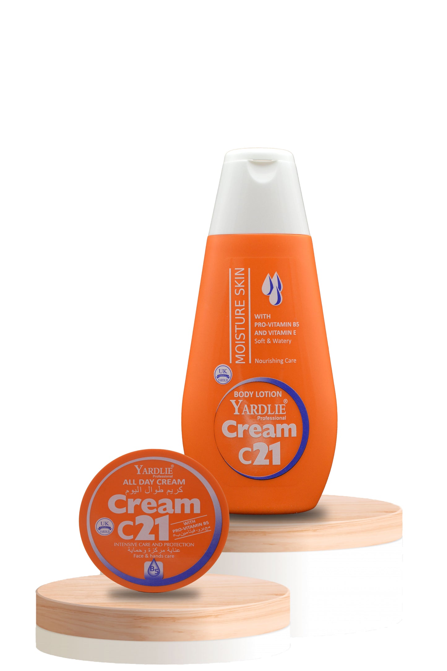 Yardlie Moisturizing Lotion and C21 Cream Combo.