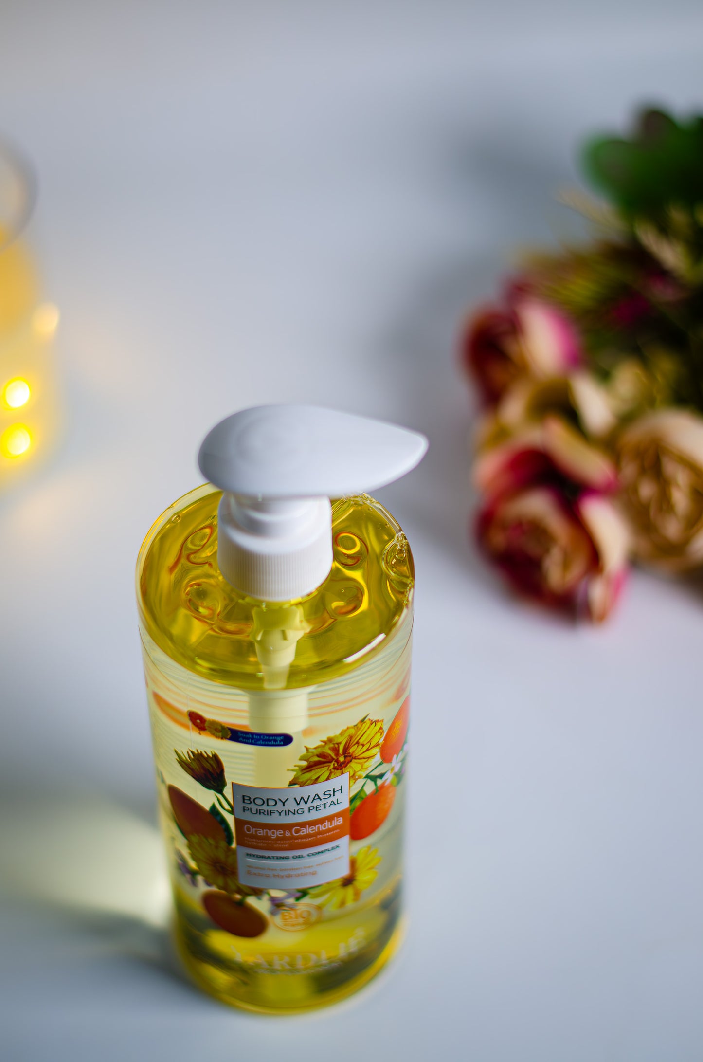 Body Wash | Orange & Calendula | Bio Organic | Extra Hydrating | Yardlie | 500ml |