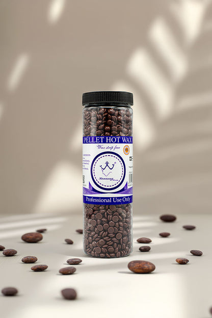 Konsung Beauty Pellet Hot Wax Beans for Hair Removal Chocolate 400g