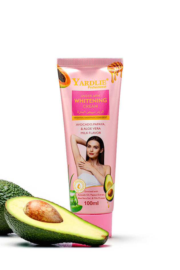 Yardlie Professional Underarm Brightening Cream with Avocado, Papaya and Aloe Vera 100ml box