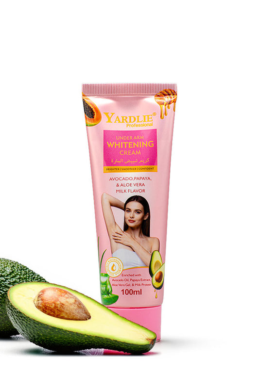 Yardlie Professional Underarm Brightening Cream with Avocado, Papaya and Aloe Vera 100ml box