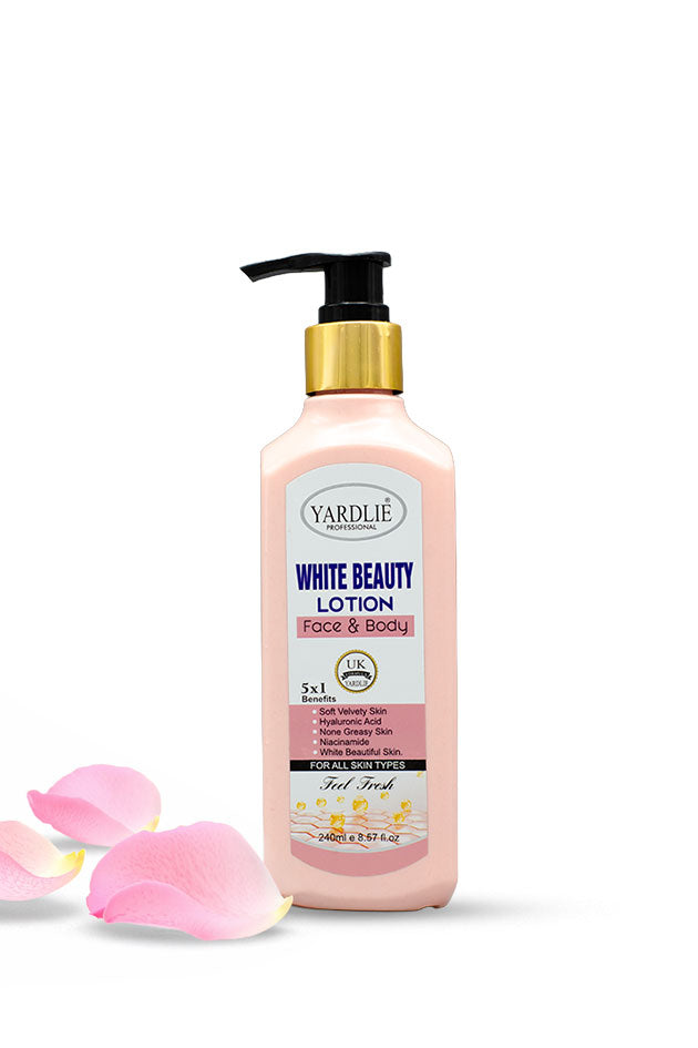 Yardlie Professional Hydrating Lotion 240ml pump bottle with hyaluronic acid and niacinamide
