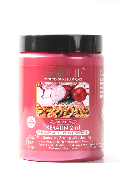 Yardlie Onion and Walnut 2 in 1 Hair Mask & Repair Conditioner