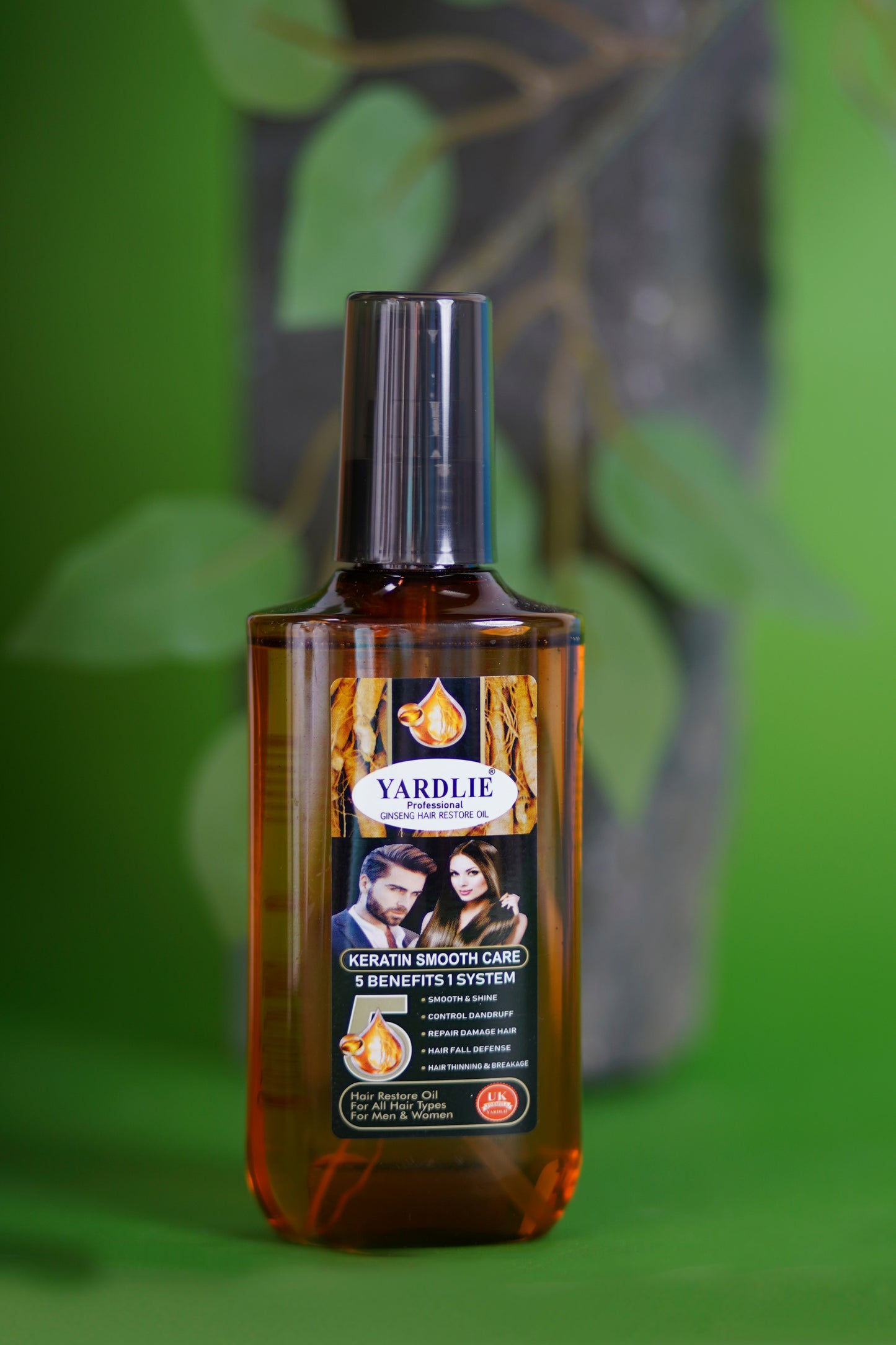 Ginseng Yardlie For Hair Volumizing, Shining, Strengthening, Anti Hair fall & Anti Dandruff Hair Oil