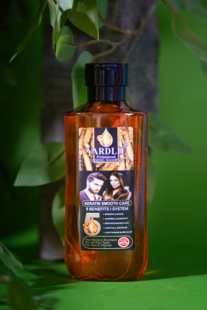 Ginseng Yardlie Shampoo For Hair Volumizing, Shining, Strengthening & Dandruff Treatment 400g.