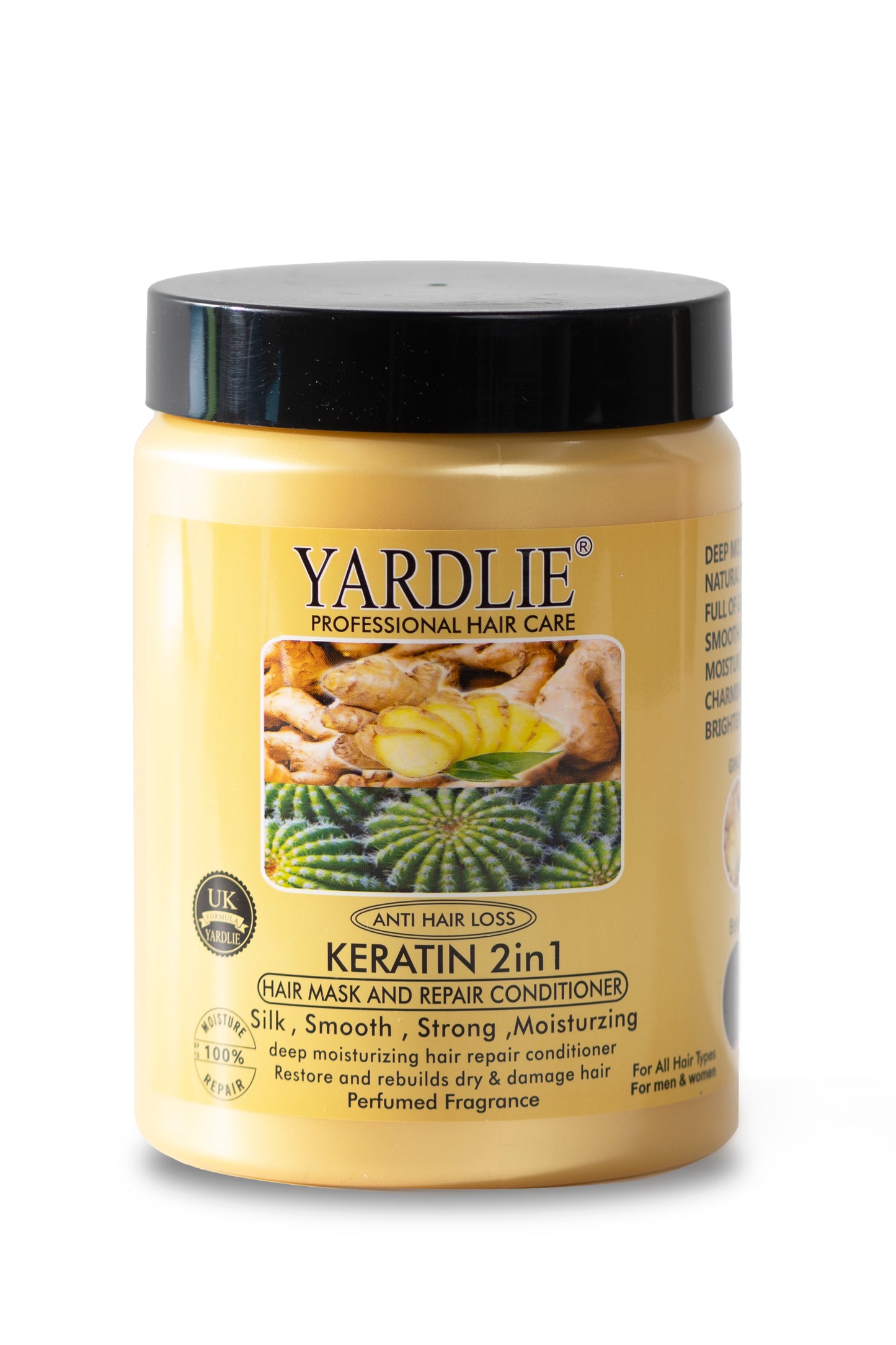 Yardlie Ginger and Cactus 2 in 1 Hair Mask & Repair Conditioner